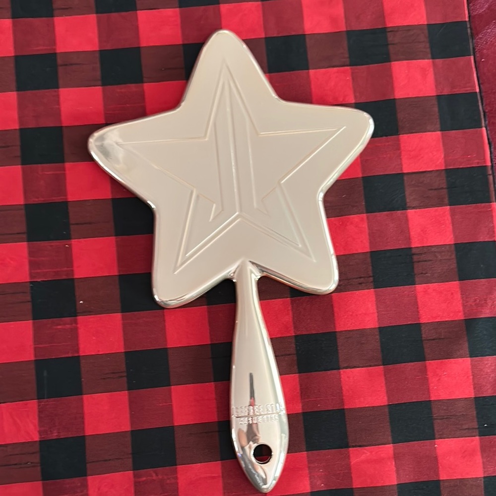 Star-Shaped Silver Hand Mirror
